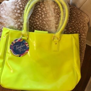 NWT Taylor Swift Neon Vinyl Purse